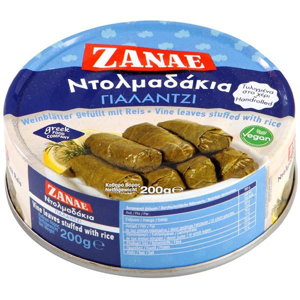 Dolmadakia Gefühlte Weinblätter Zanae 280g
