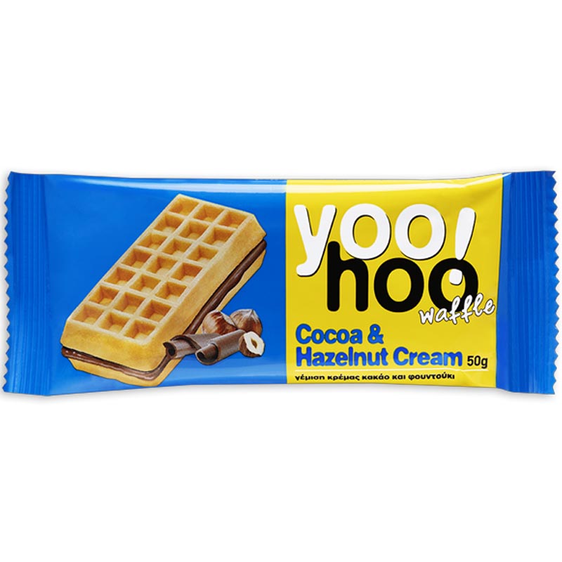 Joohoo! Kakao- und Haselnusswaffel 50g