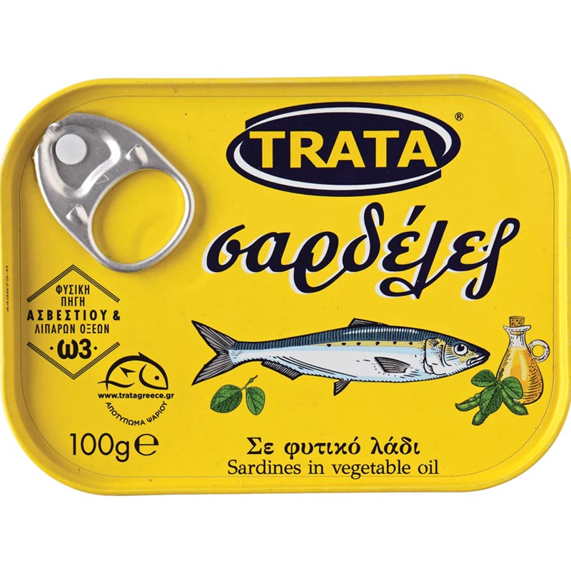 Sardinen in Pflanzenöl (100g) Trata