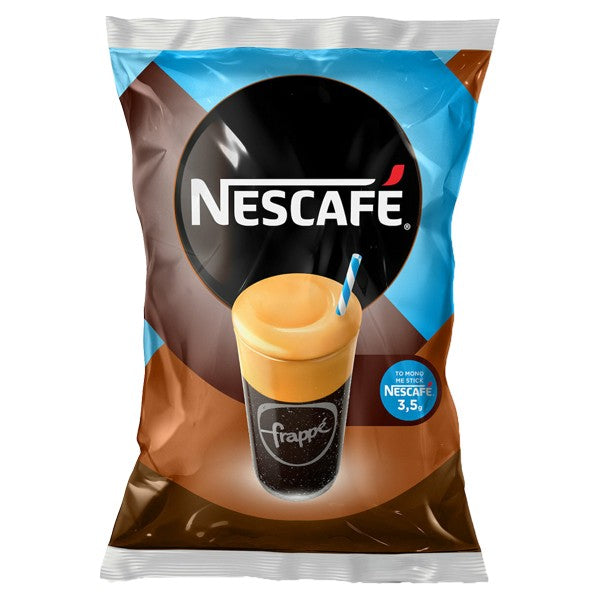Nescafe-Frappé-Stick 3,5 g mit Stangenzucker und Becher to Go